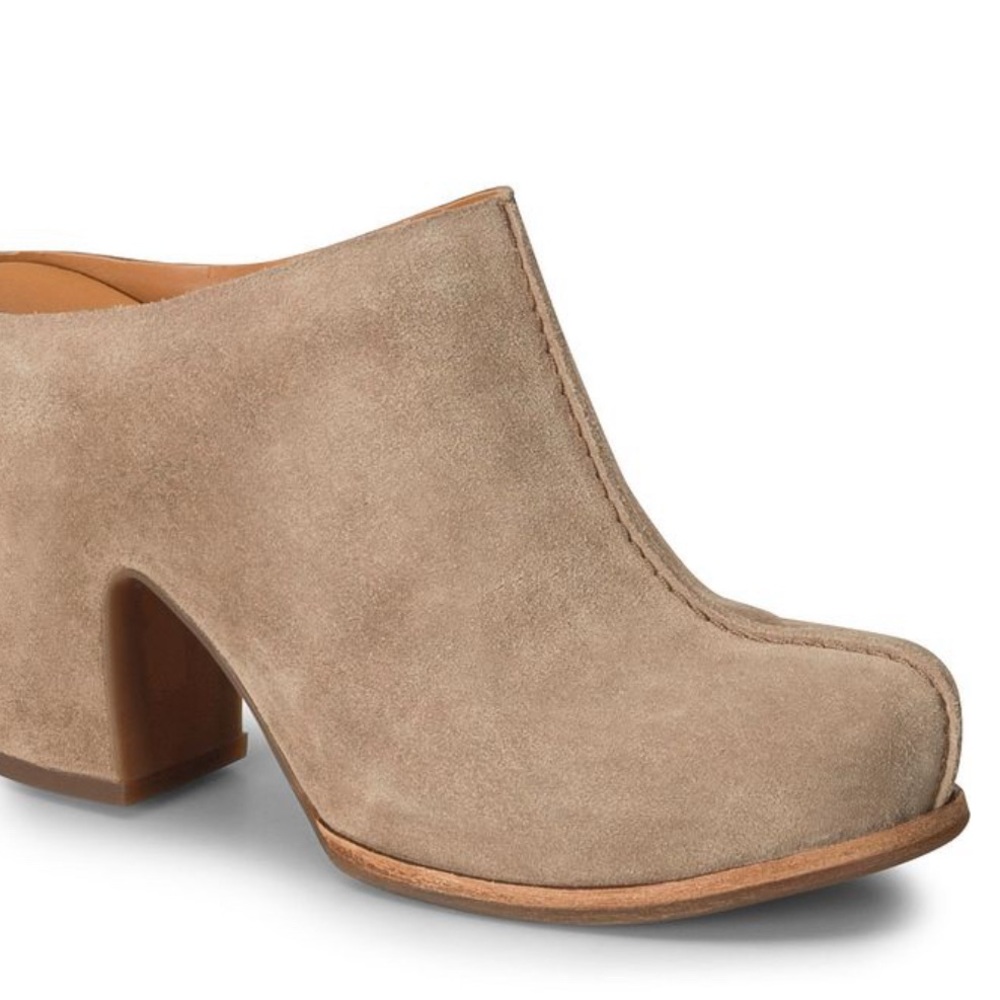 Kork-Ease Beige Suede Mules